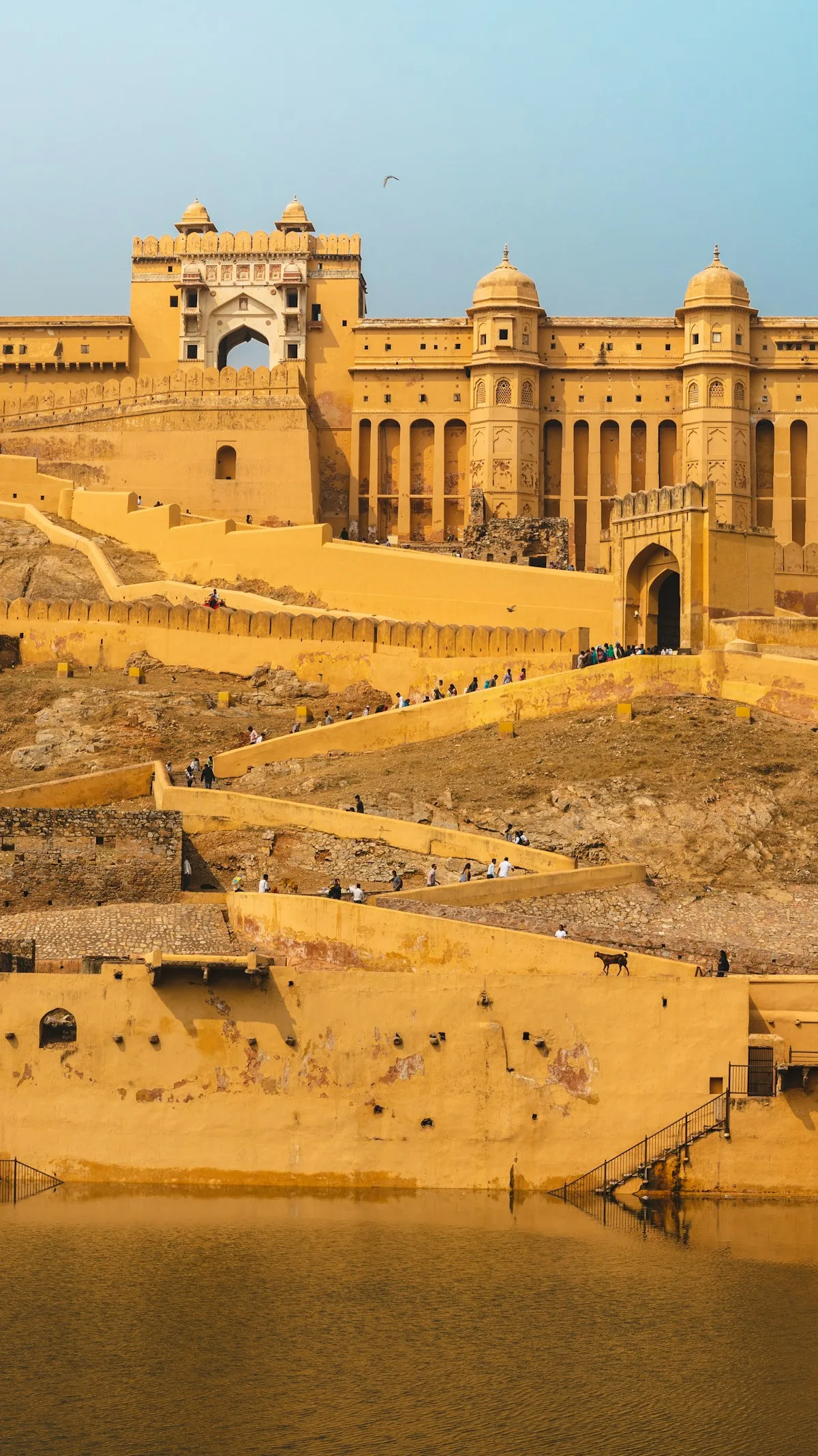 Amber Fort hillside in Jaipur